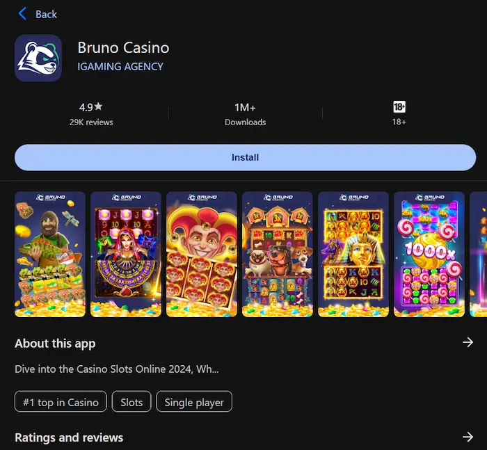 Bruno Casino France Bruno Casino app